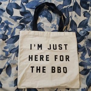 I'm Just Here For The BBQ Tote Bag